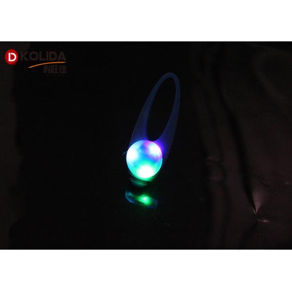 Silicon Safety Flashing Dog LED Light Blinking Light For Dog Collar 3.2x8cm