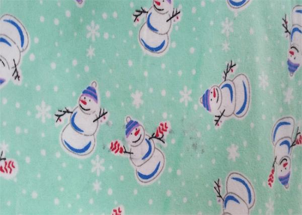 Soft Some Pattrens 100 Cotton Flannel Fabric For Children Garment