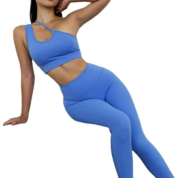 Fabricant d'usine OEM Logo personnalisé GYM Fitness Leggings Blue Summer Fitness