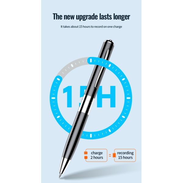 Lightweight Voice Activated Recorder With Playback Audio Recording Device For Meetings MP3