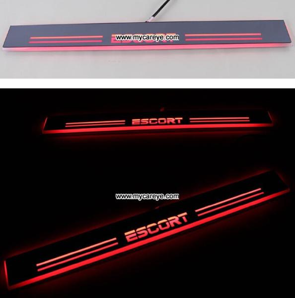 Ford Escort Scuff Plate LED Light Bar Car Door Scuff Plate aftermarket