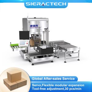 Automatic Large Corrugated Box Labeling Machine with Intelligent Positioning and