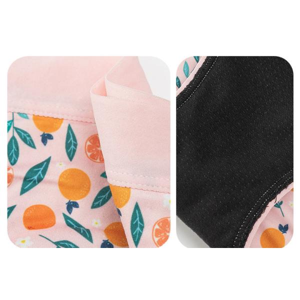 Sustainable Period Panties For Teenagers Cotton Breathable High Absorbent 4 Layers