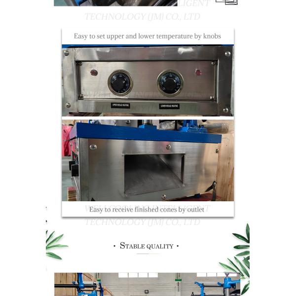 Specializing in the Production of Ce Certified Small Waffle Ice Cream Cone Chicken Rolls Machine