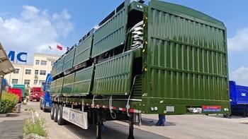High-Performance Fence Semi Trailer For Secure Transport Of Livestock Animals And Heavy Load