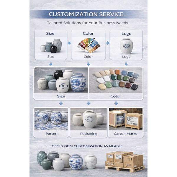 Ceramic Pet Urns Private Label Program Ready Bulk Orders