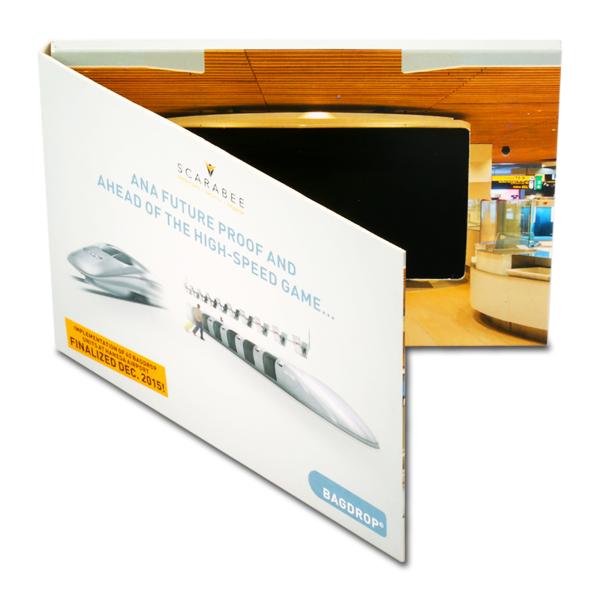 Customized LCD Video Brochure Card with JPG Image Format