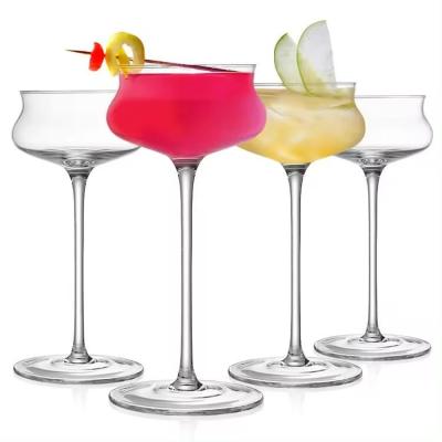Transparent BPA Free Cocktail Glass Wine Cup Set Bar 130 Ml
