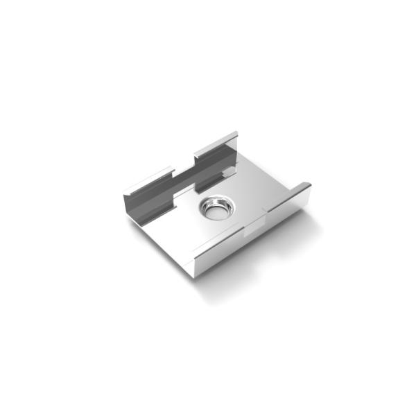 W18mm PC Cover 6063 T5 Recessed LED Channel For waterproof linear lighting