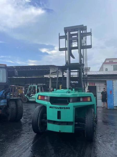 Original Japan Used MITSUBISHI Forklift 10 Ton 150hp For Heavy Industrial