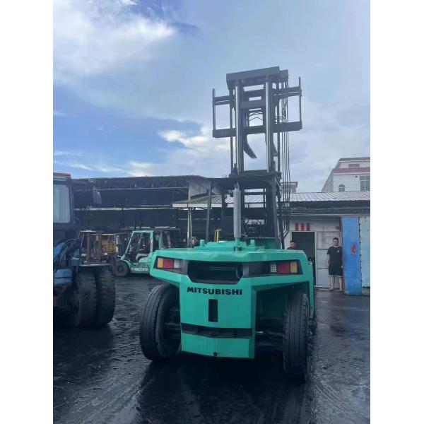 Air Cooled Used Forklift MITSUBISHI FD100 50HP For Construction