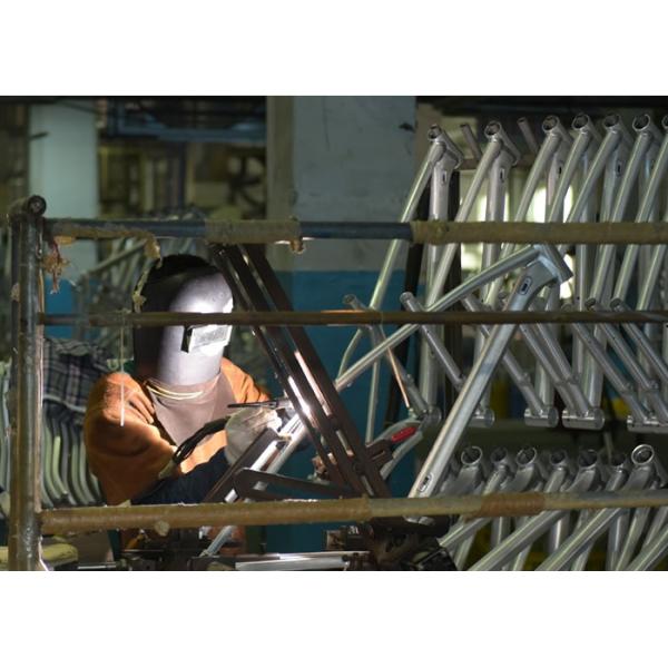 Lightweight Full Suspension Bike Frame Tapered Headset Matte Black Color