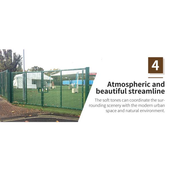 Iron 7ft Wide Fence Panels , Anti Corrosion 358 Security Fencing
