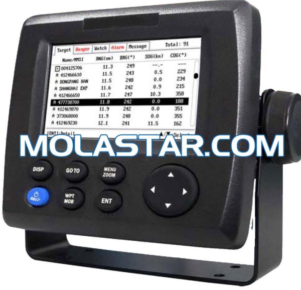 Molastar 4.3 Inch Marine GPS Combo AIS Transponder with GPS Navigator