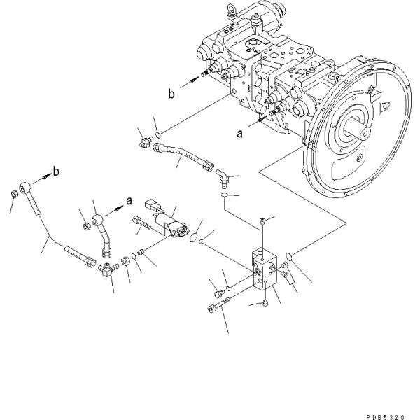 702-21-07010 Pump Solenoid Valve Used For Komatsu PC120 PC200 Excavator Spare Parts