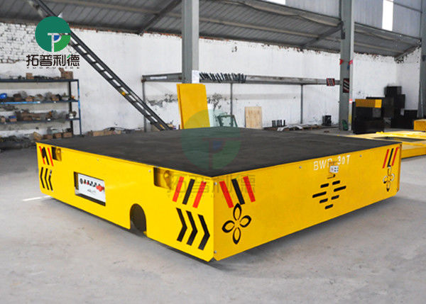 Mecanum Wheel Motorized Automated Mold Transport Trackless Electric Flat Transfer Vehicle