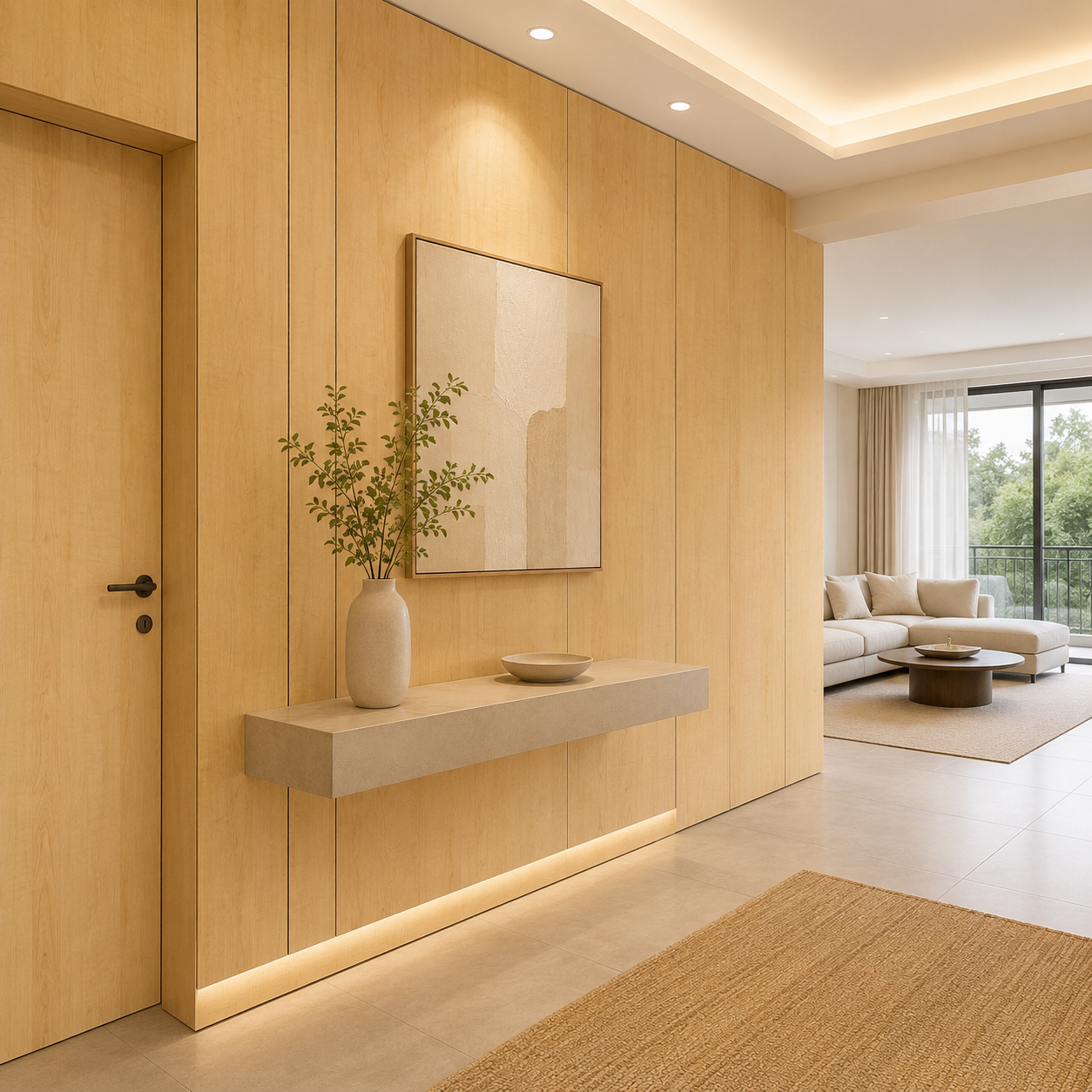 Wood Grain HPL Compact Laminate Wall Panel for Hospital, Senior Care, Hotel Restaurant, Office & Home Interior Decoration