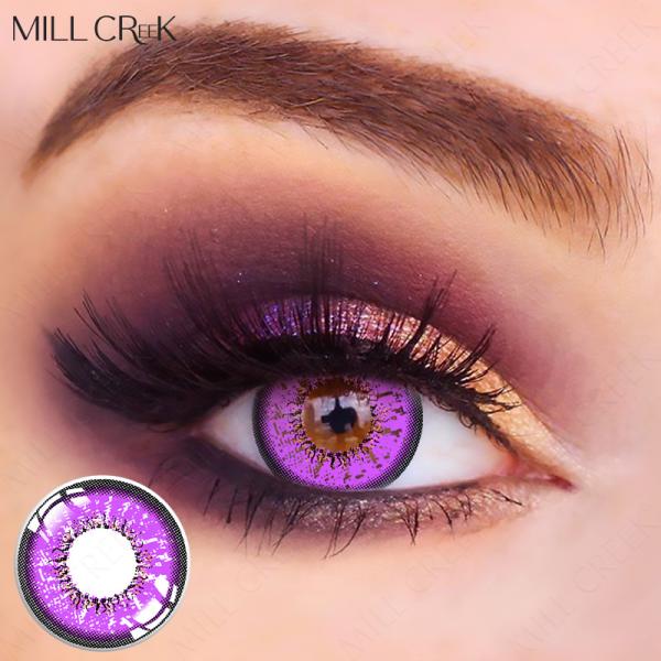 Контактные линзы оборотня OEM светло-зеленые 14.5mm для темных глаз