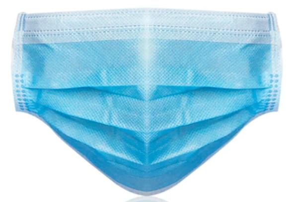 Fliud Resistant Disposable Surgical Mask , CE 3 Ply Disposable Face Mask