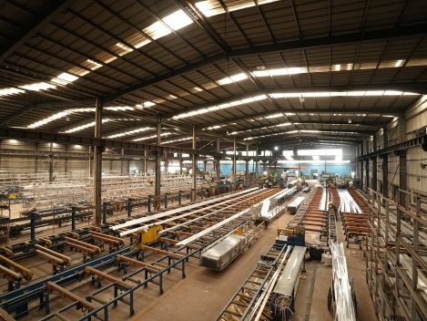 The factory supplies custom T-slot extruded aluminum profile channels