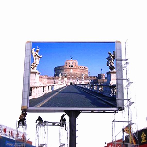 RGB Color LED Advertising Display Cabinet P10 DIP346 Outdoor 2 Years Warranty