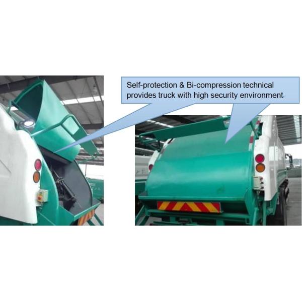 HJK5251ZYS5JF FAW 6X4 Capacity 20 CBM Garbage Compactor Truck Euro 3 / Euro 5