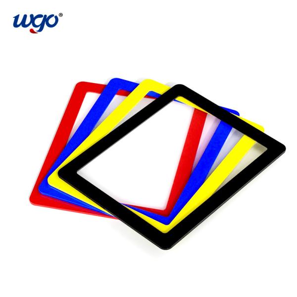 No Magnet Needed Repositionable Self Adhesive Plastic Sign Holder Wall Mounted