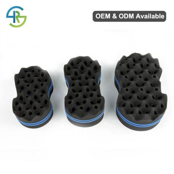 OEM Bow Wow Hair Sponge PU+EVA Natural Hair Nudred Sponge 8 Shape