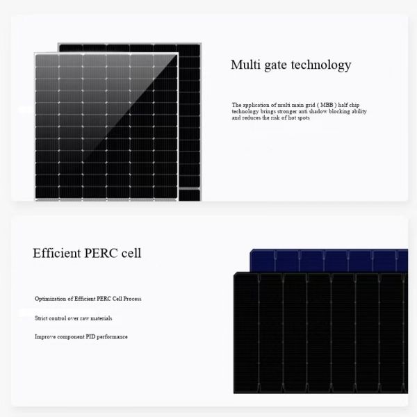 IEC IP68  Solar Power Generation Panel 5400Pa Dustproof Solar Photovoltaic System