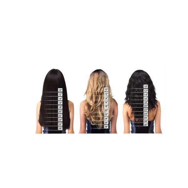 100G Brazilian Virgin Hair Extension Body Wave Natural Black , Tangle Free