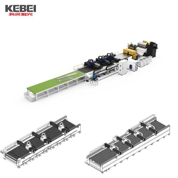 Chargement et déchargement automatiques pour la largeur de traitement 7500 mm*1700 mm et technologie de refroidissement par eau