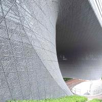 Panneaux de revêtement métalliques perforés en aluminium pour la décoration de façades ou d'écrans de bâtiments