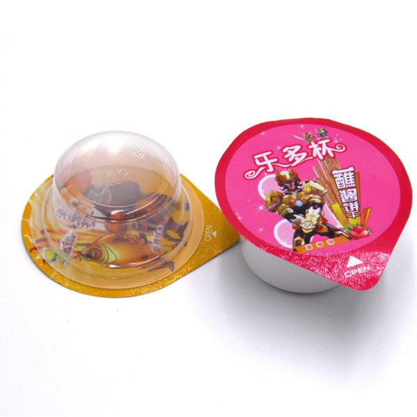 Blue Red Precut Heat Seal Foil Lids 22mm To 144mm For Glass Contanier