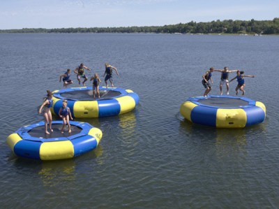 Inflatable water trampoline float inflatable floating water trampoline