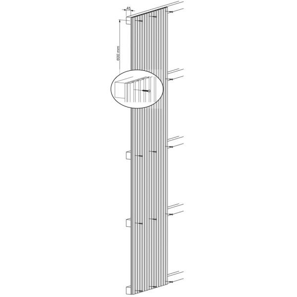 Modern Wooden Wall Slat Panels Soundproof Wall Panels With Stripes Pattern