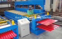 Cr12 Plate Double Layer Roll Forming Machine For Roof Panel 0.3mm - 0.6mm 20m/min