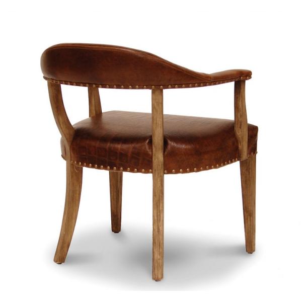 Wholesale event  furniture wooden dining chair leather upholstered chair with nails event rental restaurant chair