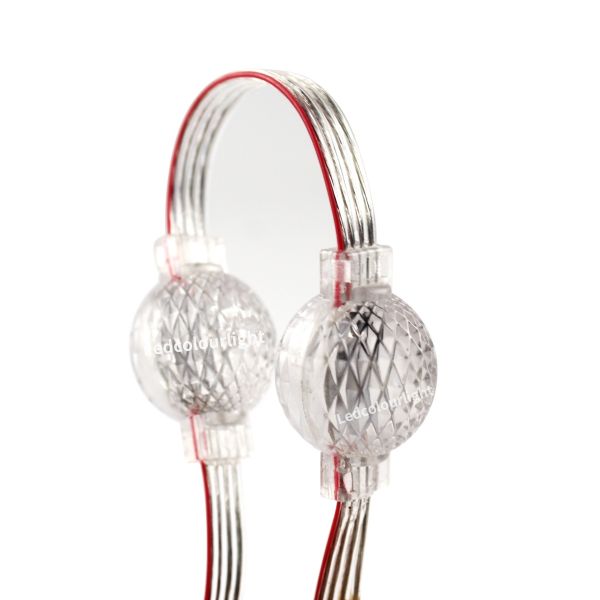 D23mm Outdoor Waterproof 0.6W DMX512 Controllable RGB String Lights for Event Wedding