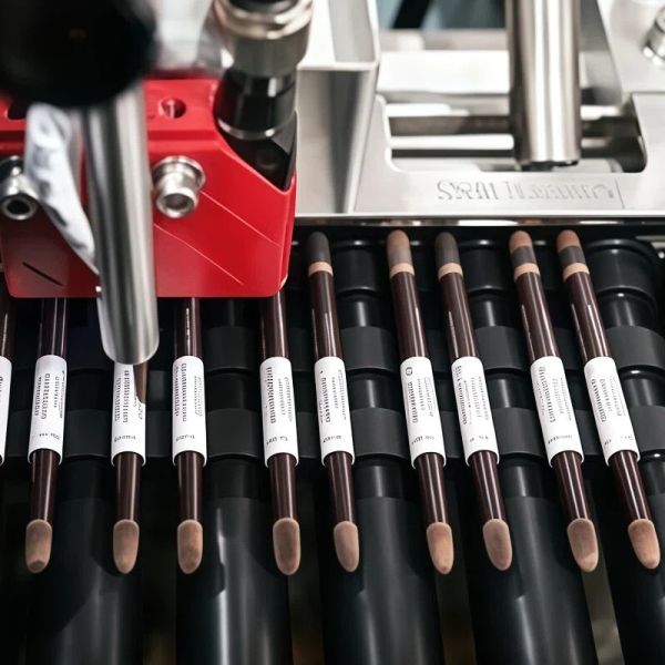 High Efficiency Horizontal Labeling Machine 50Hz Round Bottle Labeling Machine