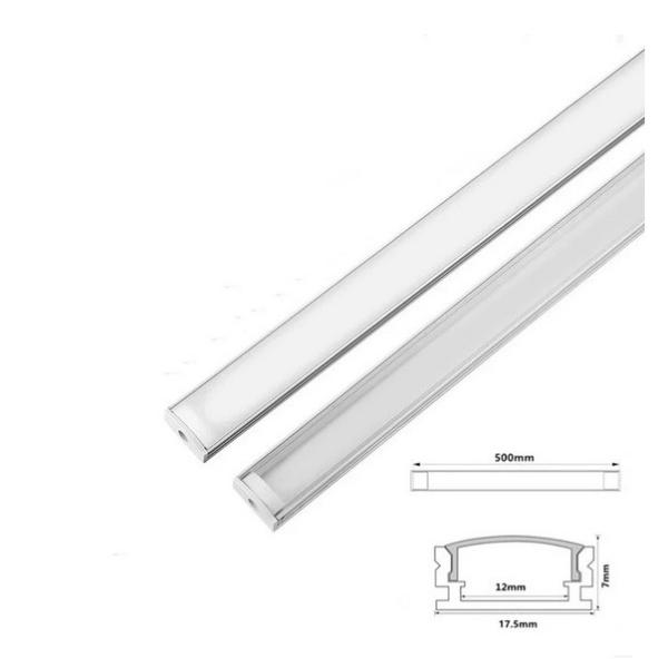 0.5m U Shape Led Aluminum Channel  5050 2835 Cob Led Light Profiles