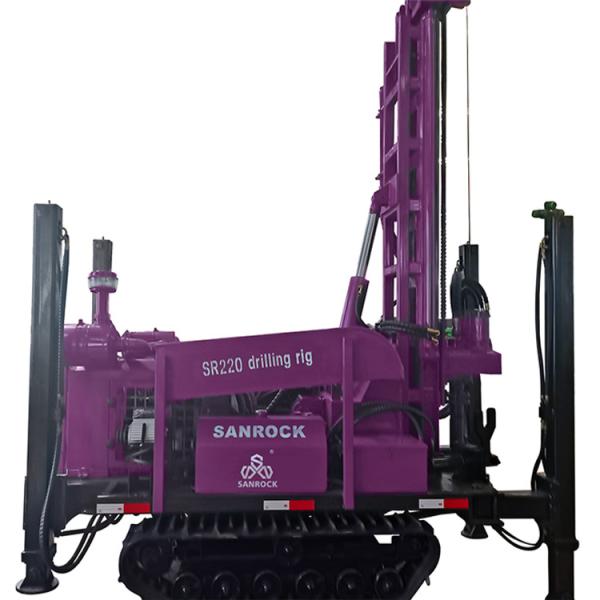 6000 кг портативная гидравлическая буровая установка для бурения с диаметром 140-320 мм