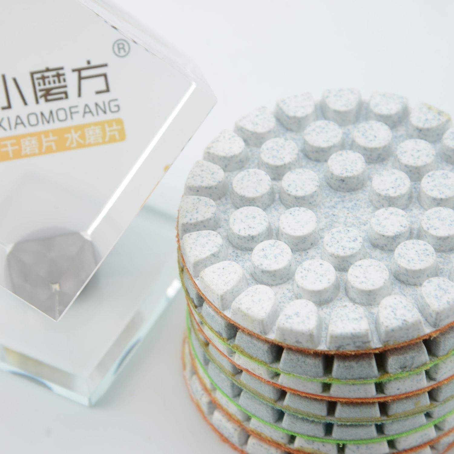 50 -3000 Grain Size Diamond Tools for Engineered Stone Xr 3-Step Diamond Polishing Pad