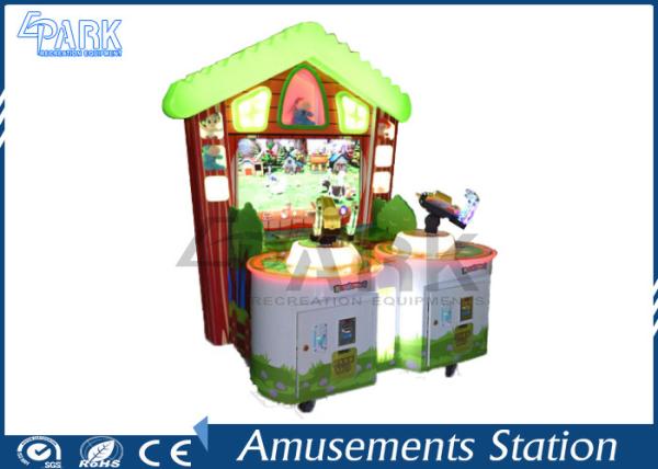 Children Shooting Arcade Machines / Coin Operated Redemption Game Machine