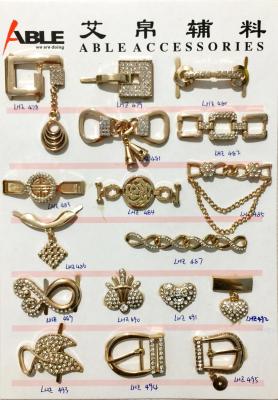 Durable Metal Men And Women Shoe Buckle Replacement Custom Ornaments