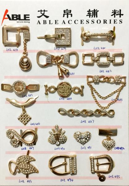 Durable Metal Men And Women Shoe Buckle Replacement Custom Ornaments
