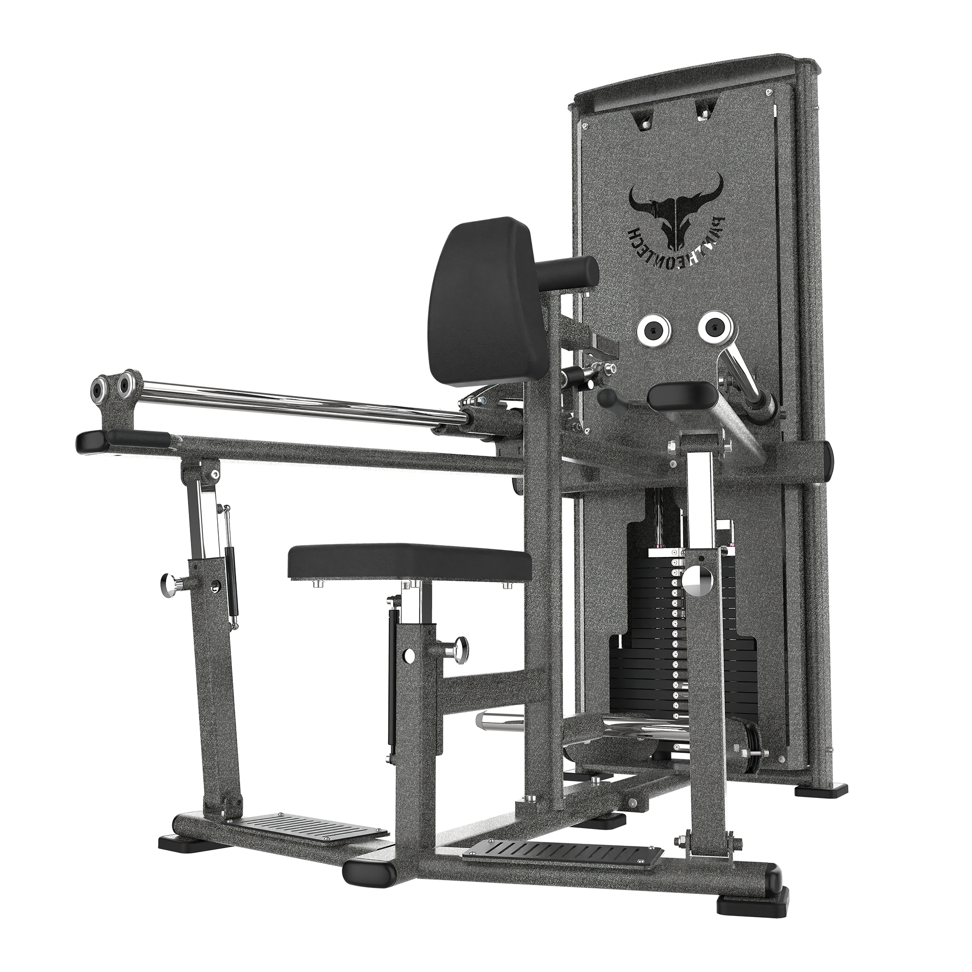 Vertical Row Machine Linear Guide Back Strength Training Equipment