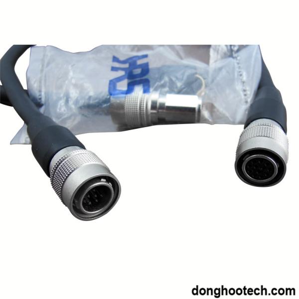 High Flex Analog Video Hirose Cable , PVC Molded 2 Meters Male To Female Cable