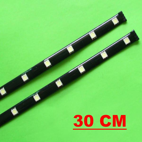 Luzes de tira flexíveis 12V do diodo emissor de luz de SMD 5050 RGB 30 LEDs/M 30CM 50CM 60CM 90CM