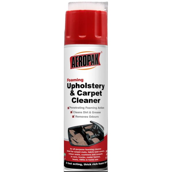AEROPAK Universal Car Shampoo Lemon Fragrance 650ml for Cleaning Car Interiors and Houses