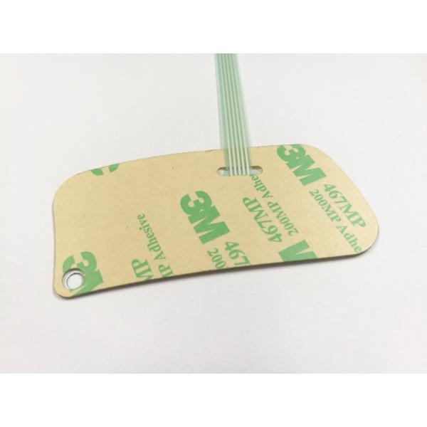 Custom Made PCB LED Membrane Switch Panel With Flat Cable 250V DC